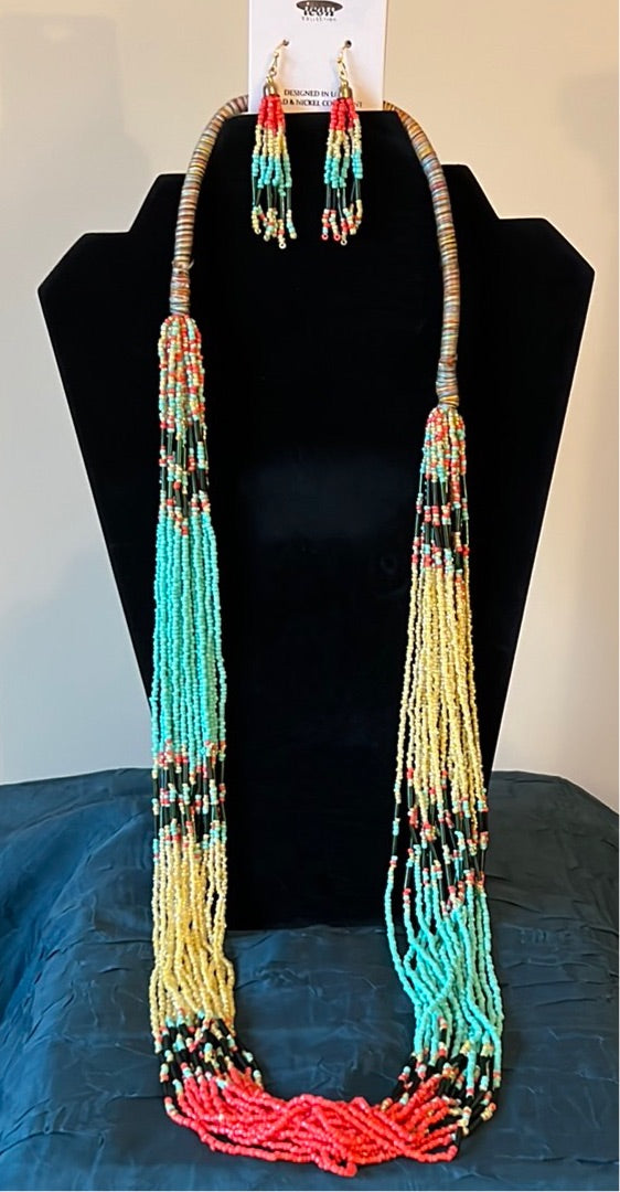 Seed Bead Necklace (long)